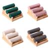 Solid Wood Bracelet Storage Holder Durable Three Tier Jewelry Organizers In Wood For Bracelets And Personal Items