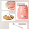 Kawaii Tea Cup Cute Cat Ceramic Coffee Mug with Kitty Lid and Spoon Japanese Style Novelty Gifts for Women Cat Lover Gifts 16oz