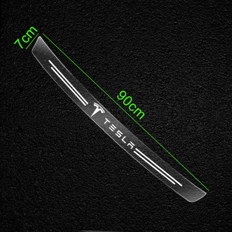 

1 шт. Прозрачная защитная 3D-наклейка на багажник автомобиля, автомобильные товары для Tesla Model S Model X Model Y Cybertruck Model 3 Model Y