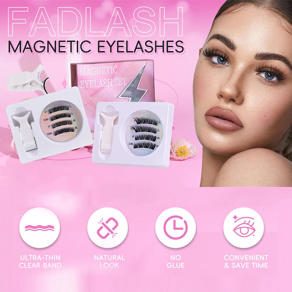 Fixed Position Magnetic False Eyelash Set No Glue Needed DIY Eyelash Extension