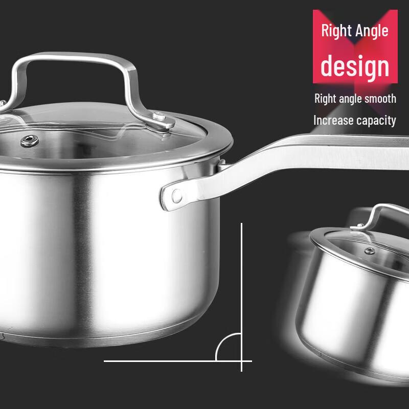 Adneny 304 Stainless Steel Milk and Food Pot