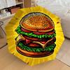 1pc Burger, Fast Food Automatic Open/Close Umbrella, Folding Compact Umbrella with Lightweight Design for Women/Men yy251028251