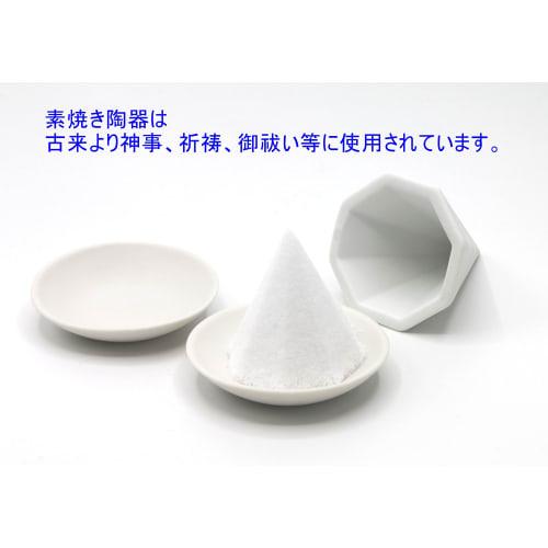 Moa Feteli Salt Mold Set (Made in Japan) - Unglazed Octagonal Salt Mold and 2 Plates