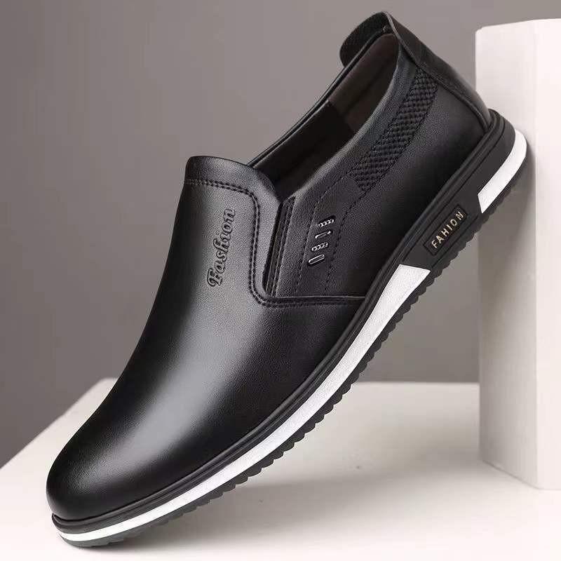 Herren Überquerung Atmungsaktive Weiche Leder Freizeitschuhe Business Schuhe, Größe 46-47