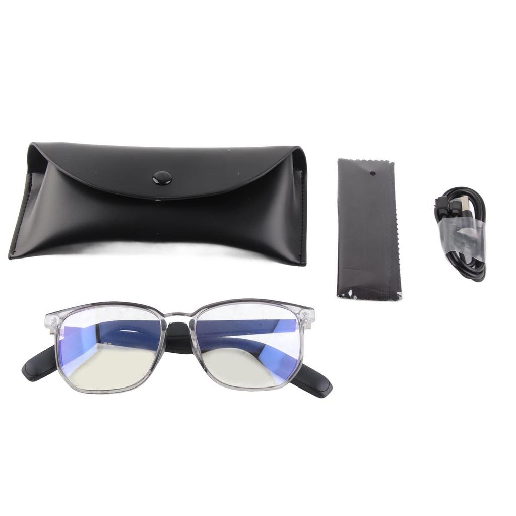 Smart Sound Glasses Blue Light Blocking Hands Free Calling IP65 Waterproof Bluetooth 5.3 Open Ear Speaker Glasses