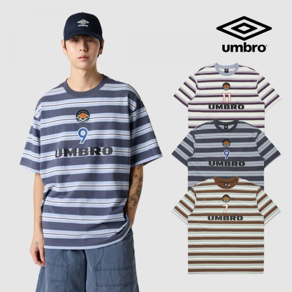 Umbro Hbl Neo BriT STripe ShorT Sleeve T shirT Ur121crs22 Blue Blizzard BBD90 6790₽