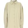 Shop   Women Collar Neck Casual Daily Loose Fit Long Sleeve Cotton Shirt Naru Wb