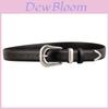 Leather Womens Belt Casual Dress Pants Fashion Alloy Buckle For Office And Daily Wear