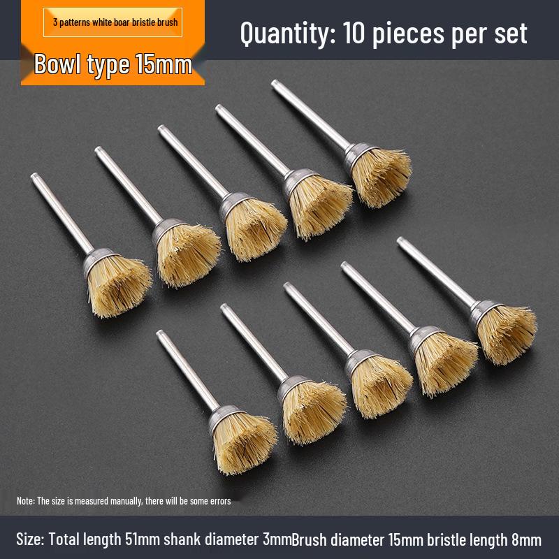 Electric Grinder Steel Wire Brush - Rust & Polishing Head for Walnut & Wenwan Grinding, Steel & Electric Brush.
