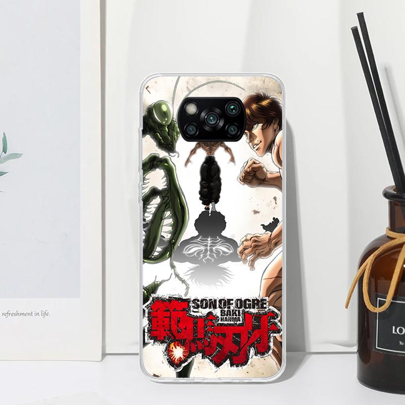 Baki the Grappler Original Anime Phone Case For Xiaomi Poco X7 X6 X5 M7 M8 Pro F7 Ultra Redmi 15C 15 13C 13 12C 12 10 10C 10A Ar