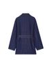 Y20678 Stylish Denim Jacket with Belted Waist and Suit Collar for Women 2025