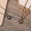 3D Fußball Halsketten für Männer, Solide Edelstahl Lässige Fußballer Anhänger, Sportliebhaber Jungen Geburtstagsgeschenke Schmuck