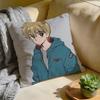 Kodomo No Omocha Anime Cushion Cover Washed Linen Soft Breathable Decorative Case For Sofa Home Pillow Cover