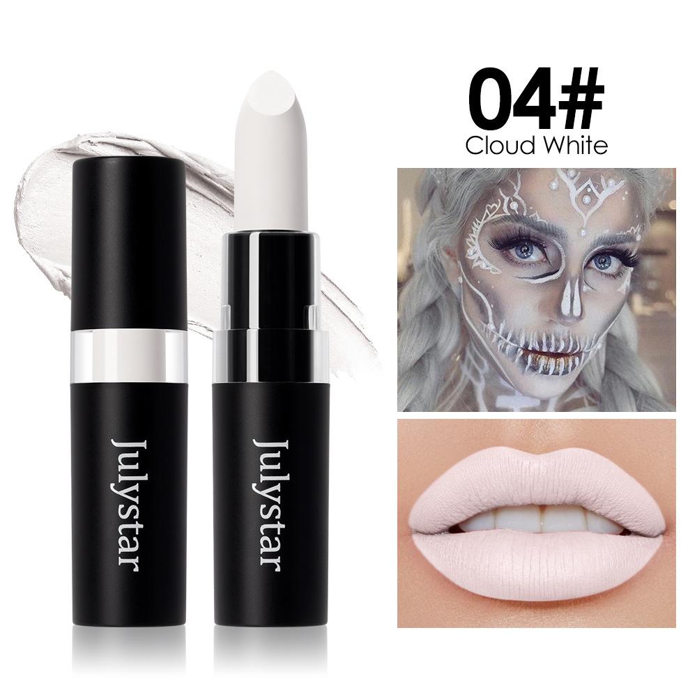 12 Colors Waterproof Blue Matte Lipstick Makeup Green Black Lipstick Long-lasting Purple Lip Stick Halloween Cosmetics for Women