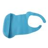 Adult Elderly Bib Waterproof Silicone Clothing Protector Eating Bib with Crumb CatcherBlue