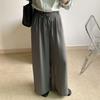 New Arrivals   Open Run Women Two Button Pintuck Wide Strap Back Banding Pants