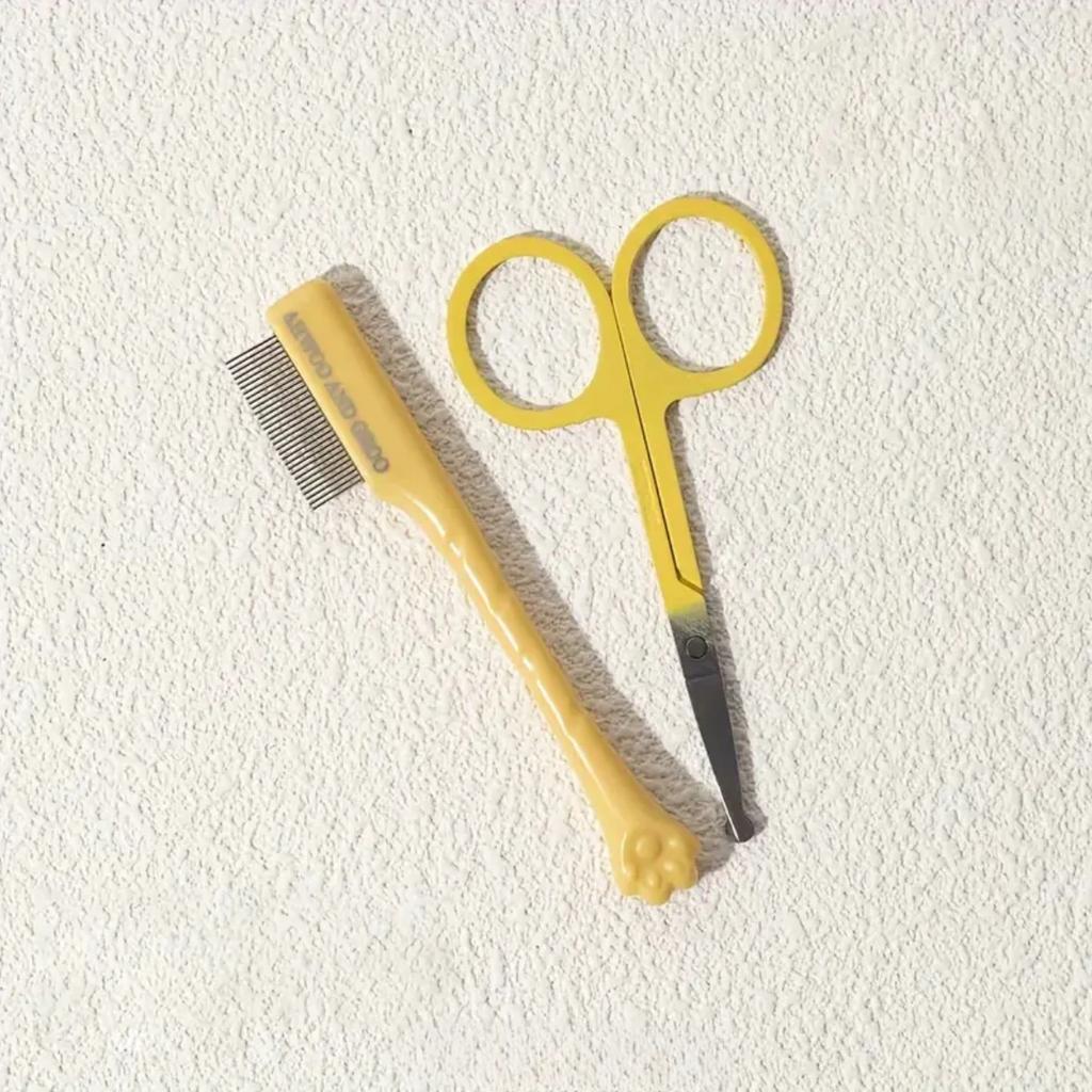 Tear Stain Remover for Dogs and Cats Pet Facial Cleaning Comb Grooming Tool to Remove Eye Boogers Tear Stains and Dirt Wooden