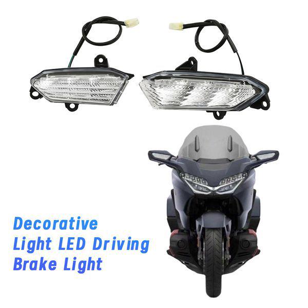 Front Turn Signal Decorative Light for 18-24 Honda Gold Wing GL1800 (1 Pair)
