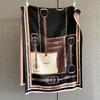 Autumn New Cashmere Tassel Scarf Women's Fashion Age-reducing Jacquard Scarf Warm and Thickened Large Shawl
