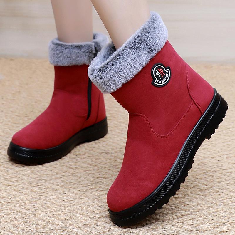 Cotton Shoes, Snow Boots, Women's Boots, Thickened Cotton Boots, Warm Long Boots