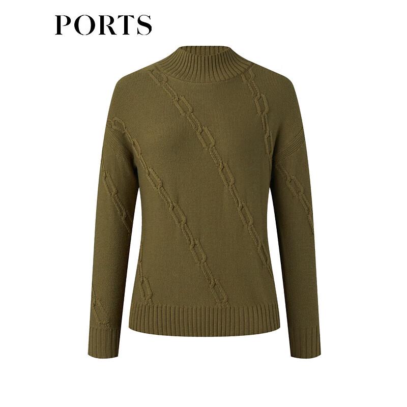 PORTS Women's 2022 Fall/Winter Wool Turtleneck Sweater