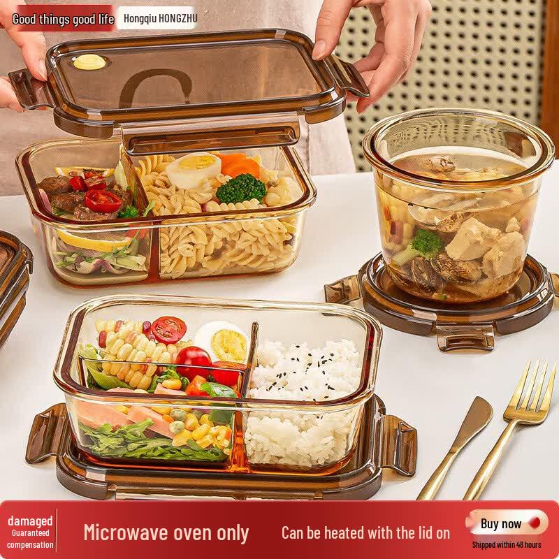 Chef Miss High Borosilicate Glass Lunch Box