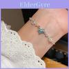 Koreanischer Stil Silber Herzform Handkette Mit Zirkonia Für Geschenk Und Tägliches Tragen