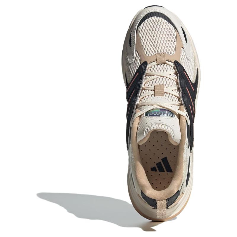 Adidas Anti-Slip And Wear-Resistant Breathable Low-Top Casual Running Shoes Unisex Beige Black Sneakers IH5069