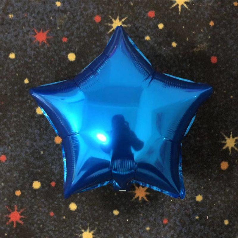 18" Solid Colour Foil Balloons Heart Star Round Shape For Wedding Party Birthday