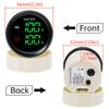 52mm 2in1 Gauge Digital Fuel Level Water Level Gauge With Alarm Water Temp Holding Tank Level Gauge Voltmeter for Car Boat Yach