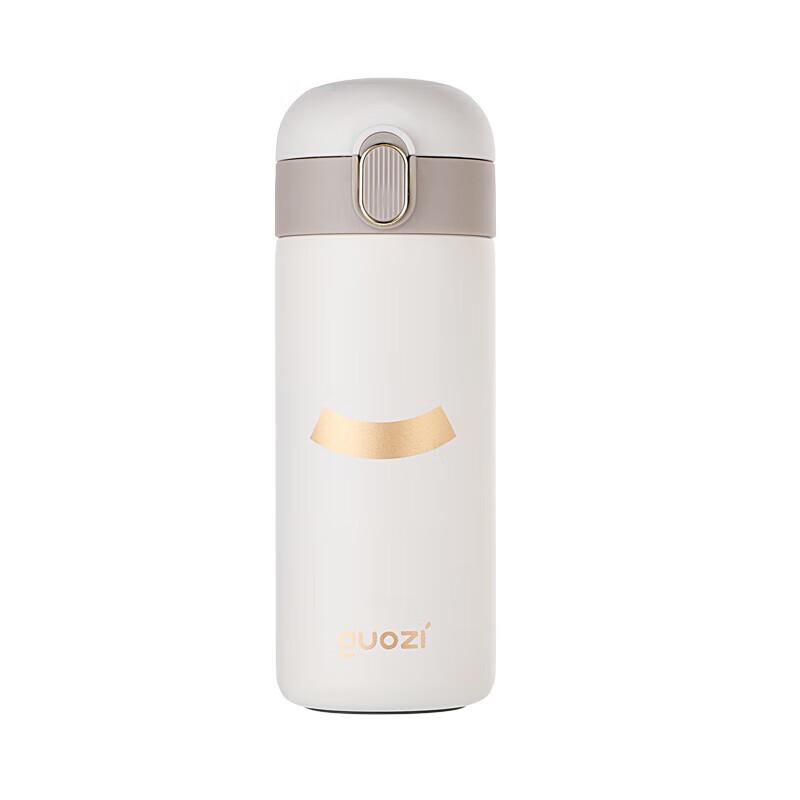 

Portable 350ml Stainless Steel Flip-Top Water Bottle