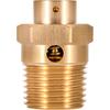 ST-4 131081 Brass 1/2” NPT Safety Pop Off Valve Fitting For Bendix Tu-Flo 550 750 Compressors Caterpillar 1245572, 124-5572 Cummins 3559097,