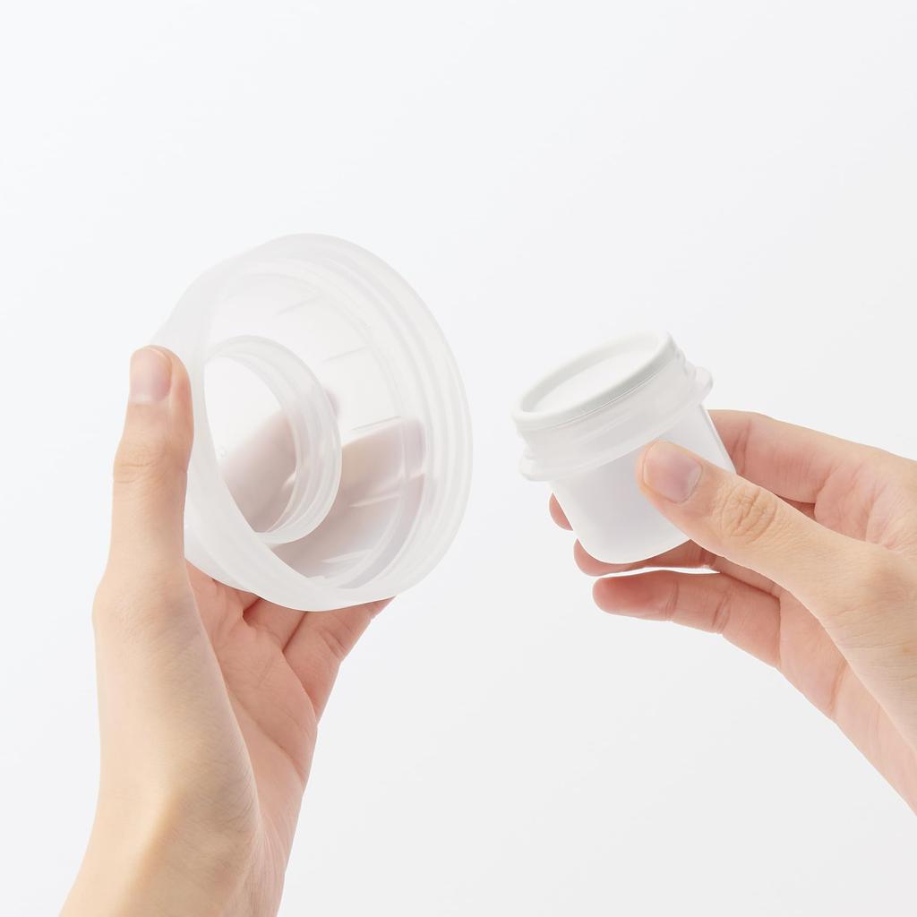 MUJI Lunch Capsule with Topping 84683862 Cup, Clear, 450mL,