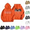 Unisex Lightweight Long-Sleeve Printed Hooded Pullover Sweatshirt