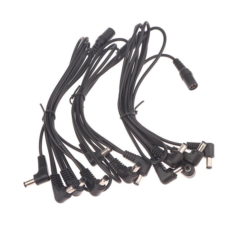 Guitar Effects Pedal Daisy Chain 1 To 2/3/5/6 Ways Guitar Accessories Power Supply Splitter Cable For 9V Dc Adapter Plug