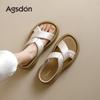 Agsdon Women's Cloud Comfort Thick-Soled Slippers