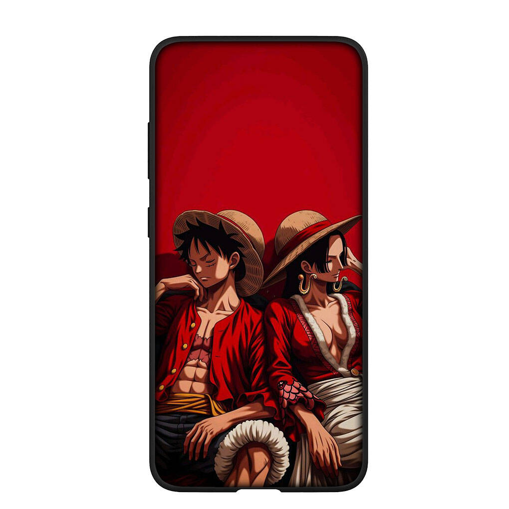 Phone Case for iPhone 17 15 16 Plus Redmi Note 14 12 11 13 Pro Max Huawei P30 P20 Lite OPPO A60 A80 A38 A54 Boa Hancock Funda One Pieces Luffy Cover