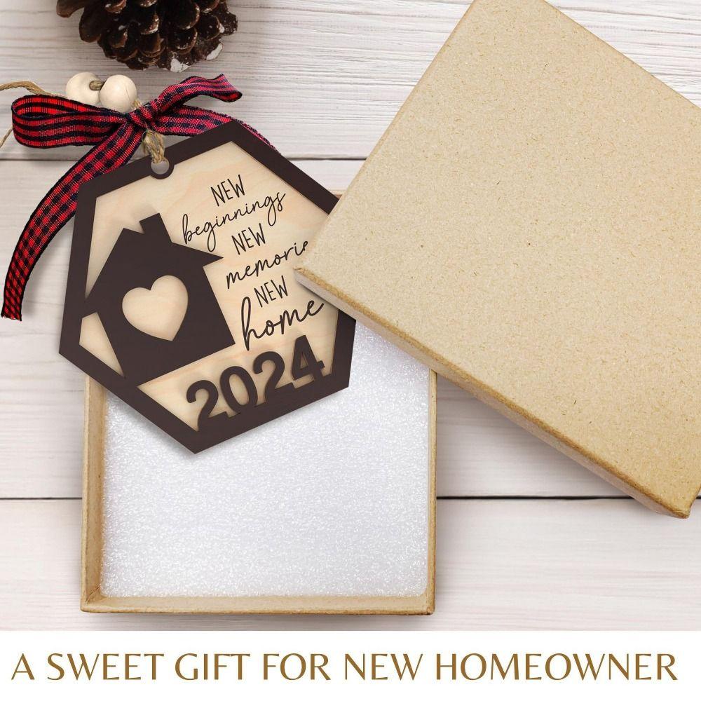 Wooden Home Decoration 2025 New Home Gifts New Christmas Tree Ornament