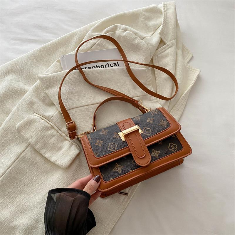 2024 New Vintage Style High-quality Single Shoulder Bag With Unique Print Design