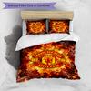 Manchester United FC Printed 3PCS Bedding Set Breathable Duvet Cover with Pillowcases Decorative Bed Linen for Bedroom Home