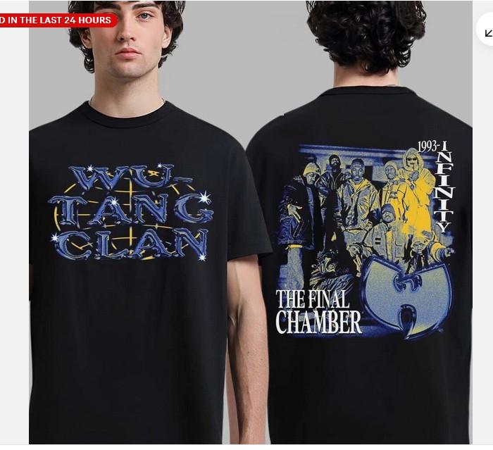 

The Final Chamber Wu Tang Forever Tour 2025 Infinity Two Sided Shirt S