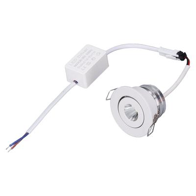 LED Recessed Light Mini Adjustable Angle Aluminium Recessed Ceiling Light White 85?265V Warm White