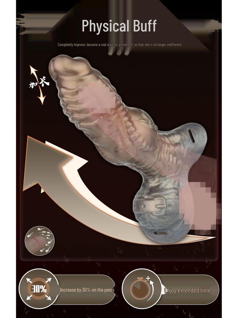 NNSX Leather Wolf Fang Mouthpiece & Lingerie Couple Set