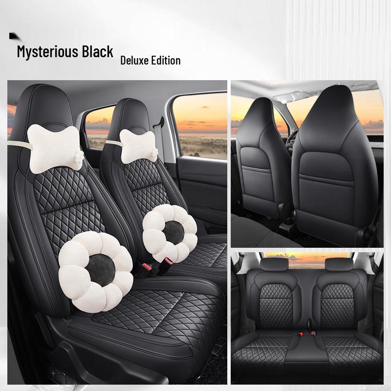 Leapmotor T03 Cartoon Seat Covers - Full Coverage, 22 Models, All-Season Universal Fit.