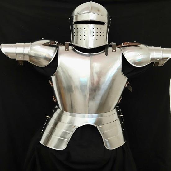 Wearable Medieval Knight Full Armor Suit 22 Gauge Steel, Cosplay LARP