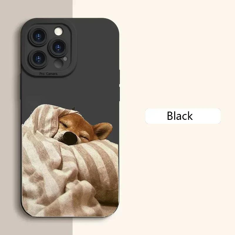 For iPhone 15 Pro Max Case Cartoon Fun Cat Pet Dog Phone Case For iPhone 16 14 13 12 11 13 Mini XS XR X 7 8 Plus Silicone Cover