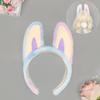 Cute Plush Cartoon Ear Headband Women Men Face Washing Hair Accessory Soft Fuzzy Animal Ears Headwear