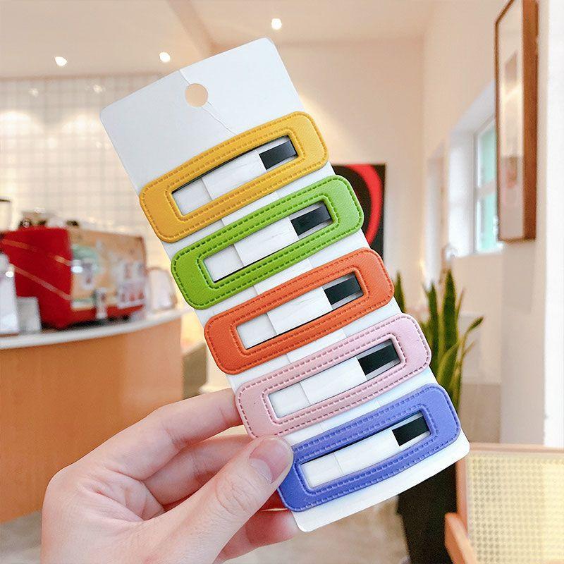 

Детская заколка для волос, детская заколка для девочек, летняя боковая челка, зажим BB, без вреда для волос