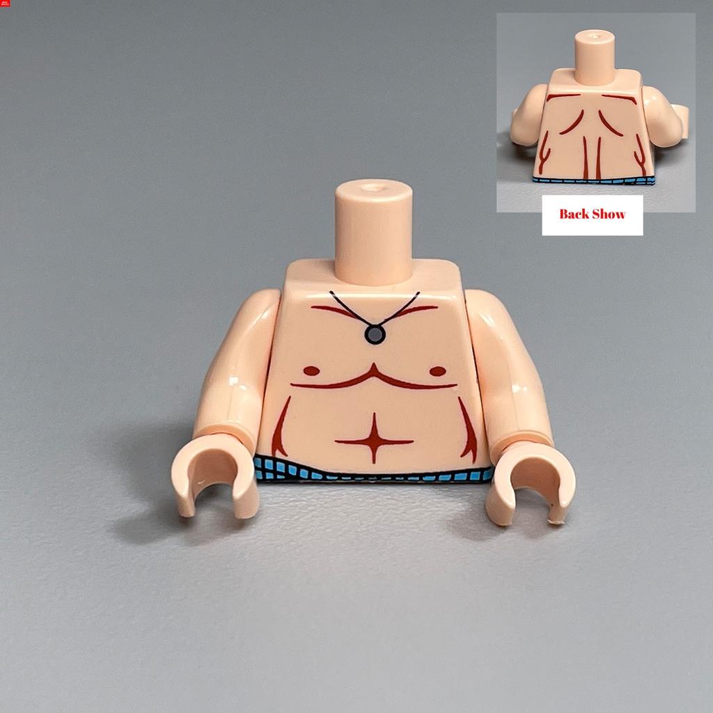 5pcs/lot MOC Bricks Torso Suit Body Wear Arms Hands Muscle Chef Cloth Educational Building Blocks Assembled Toys Plastic Dolls