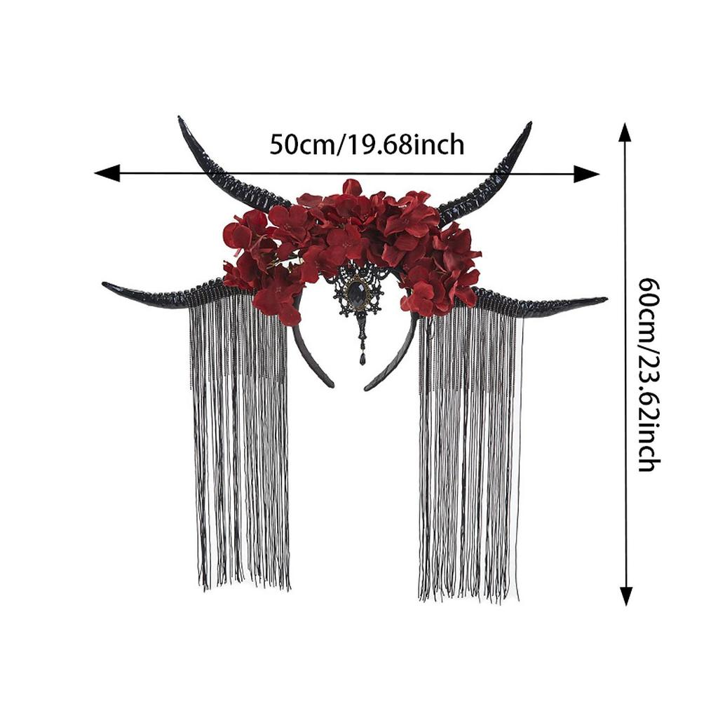 Antelope Horn Tiara for Costume Party, Original Hair Accessory